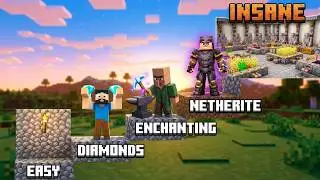 I Went From COMPLETE NOOB To PRO In 5 Minutes | Every Minecraft Tip Explained