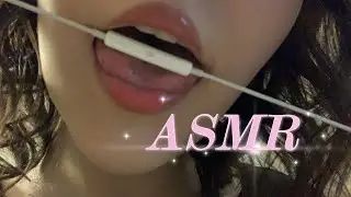 ASMR | CRISPY mic eating & kissing | mouth sounds | no talking