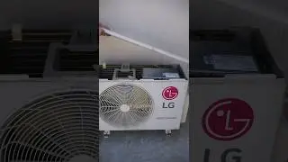 LG AC Outdoor Unit Cleaning #acservice #airconcleaning #accleaning #HVAC #viralshorts #shortsvideo