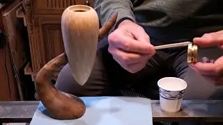 Woodturning | Maple And Walnut Urn