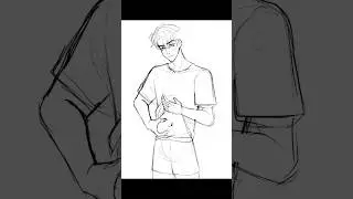 (Speed paint) Have to do cardio now...ลูกหมาพุงป่อง 🐺❤️ 