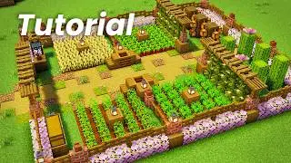 Minecraft Crop Farm Design Tutorial