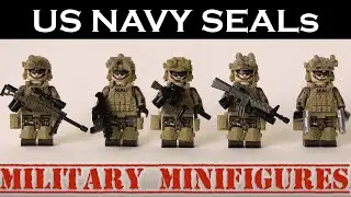 MILITARY MINIFIGURES - US NAVY SEALs Multicam Arid Camo (Unofficial Lego Aliexpress)