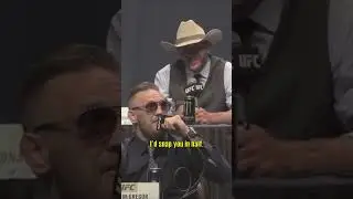 Conor McGregor to Cowboy: "You're Stiff as a Board. I'd Snap You in Half."