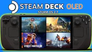 AAA Games Steam Deck OLED Performance | Steam OS 3.7 Triple A Games Settings Gameplay Part 3