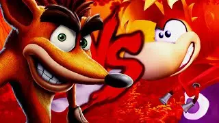 Crash Bandicoot VS. Rayman | Batalha Ninja