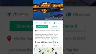 travel app UI animation-explore points of interests