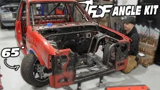 240SX Angle Kit On A MAZDA MINI TRUCK!
