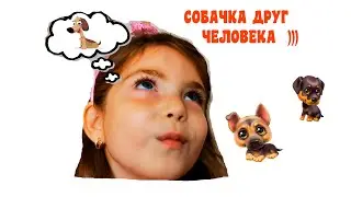 Собачка друг человека - жизнь маленькой ДЕВОЧКИ !!!