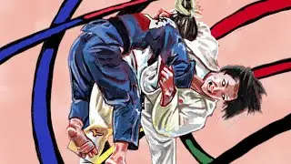 ぶん投げる柔道のお絵描き動画