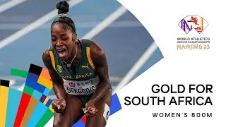 Sekgodiso powers to world-leading 1:58.40 | World Indoor Championships Nanjing 25