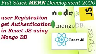 React async await Request User Registration with API Mongo DB | Authentication with Token | Lec-26