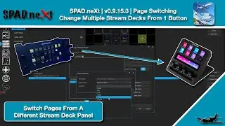 MSFS | SPAD.neXt | v0.9.15.3 | Changing Stream Deck Pages