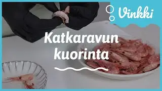 Katkaravun kuorinta | Kalan käsittely