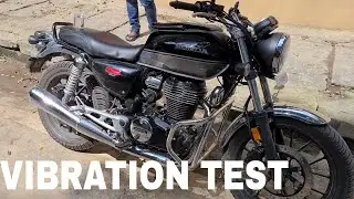 Honda Hness CB50 Vs Royal Enfield Meteor 350 Vs RE Classic 350 Vibration Test
