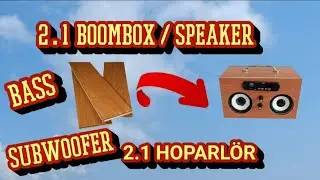 2.1 Bass hoparlör yapımı | make 2.1 bass speaker | bass | güçlü bass | high bass | DIY