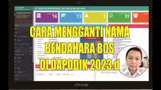 CARA MENGGANTI NAMA BENDAHARA BOS DI DAPODIK 2023.d