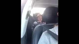 Irie singing in the car