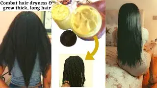 Your Hair will Never Be dry Again.This Recipe is Perfect for those with Extreme dry & Brittle hair.
