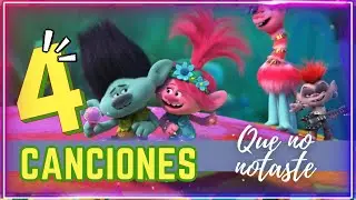 4 CANCIONES Que no notaste en "TROLLS 2"/ Subtitulada en Español