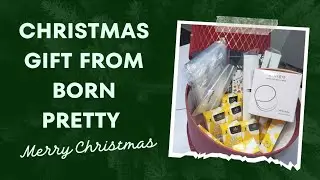 CHRISTMAS GIFT FROM BORN PRETTY | MERRY CHRISTMAS | GLITTERSPOLISH NAILS