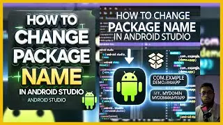 How to change package name in android studio | the cracker