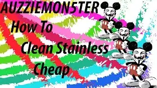 How to clean DISCOLORED STAINLESS STEEL WITH VINEGAR