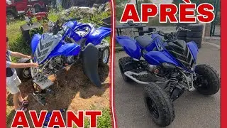 YAMAHA 700 RAPTOR ACCIDENTÉ - REMISE EN ÉTAT EXPRESS