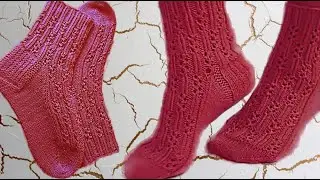 Knitted socks. Simple. #(2025.)