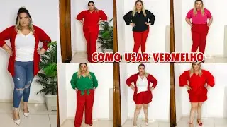 COMO USAR VERMELHO NOS LOOKS - PLUS SIZE