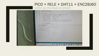 Raspberry PI Pico Rele DHT11 ENC28J60
