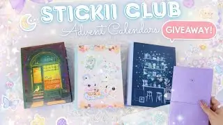 STICKII Club Unboxing Haul ✨ Advent Calendars, Sticker Organizer & Mystery Pack + GIVEAWAY