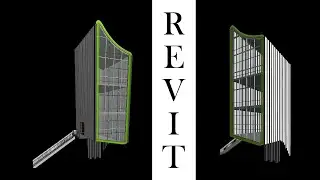REVIT. НЕОБЫЧНЫЙ ДОМ В ЛЕСУ. В ТАКОМ ЗАХОЧЕТСЯ ЖИТЬ! ЧАСТЬ 1. UNUSUAL HOUSE IN THE FOREST! PART 1.
