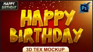 Photoshop text effect 3d | Text effect photoshop psd-3d text psd mockup-how to use photoshop mockup