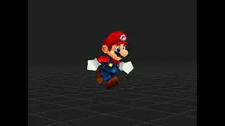 Super Smash Bros. DS Concept - Mario Walking and Running Animations!