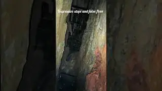 Impressive Mine Stope and False Floor #mines #adventure #mining #artifacts #calcite #underground
