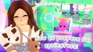 How To PREPARE For The SPRINGFEST UPDATE In Adopt Me! 🐣 | Tips and Tricks!
