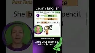 Past Tense of BREAK in English + Example sentence ✅ Learn English Grammar
