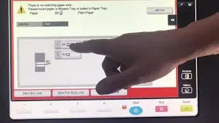 Printing A Job When The Paper Settings Don’t Match | Konica
