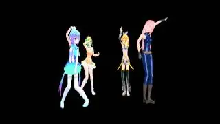 [MMD] Poker Face [Gumi,Rin,Aoki,Luka] [HD].wmv
