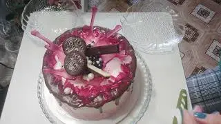 “Черничный торт” с двумя вкусами черники😋