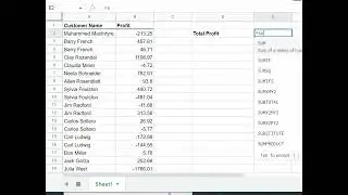 How to get sum of a range in google sheets