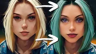 FIX AI ART FACES - How to make MidJourney people look like real people! MidJourney Tutorial (AI ART)
