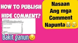 How to publish hide comments on YouTube | How to turn on comments on YouTube | YouTube Tips | Rona