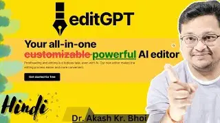 editGPT for Paper Writing || Fix Grammar || Proofread || Improve language