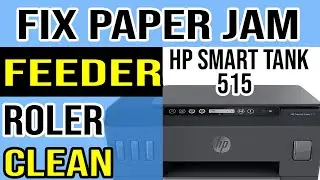 HP Smart Tank 515 Printer Paper Jam or Paper Feed Problem. Solved!!!