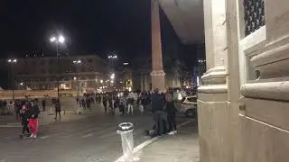 Рим.Снова карантин.Вечерняя прогулка в ноябре.