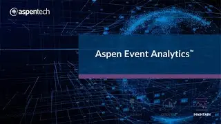 Introduction to Aspen Event Analytics™
