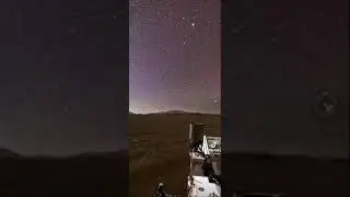 Filmagem do rover Perseverance: céu de Marte à noite!