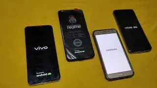 4 android mobile phone reboot speed test / guess who win the reboot speed test vivo, redmi, samsung